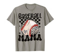 Leopard Baseball Mama Baseball Mom T-Shirt - Trendy Graphic for Adults - T-Shirt, Sweatshirt, Hoodie