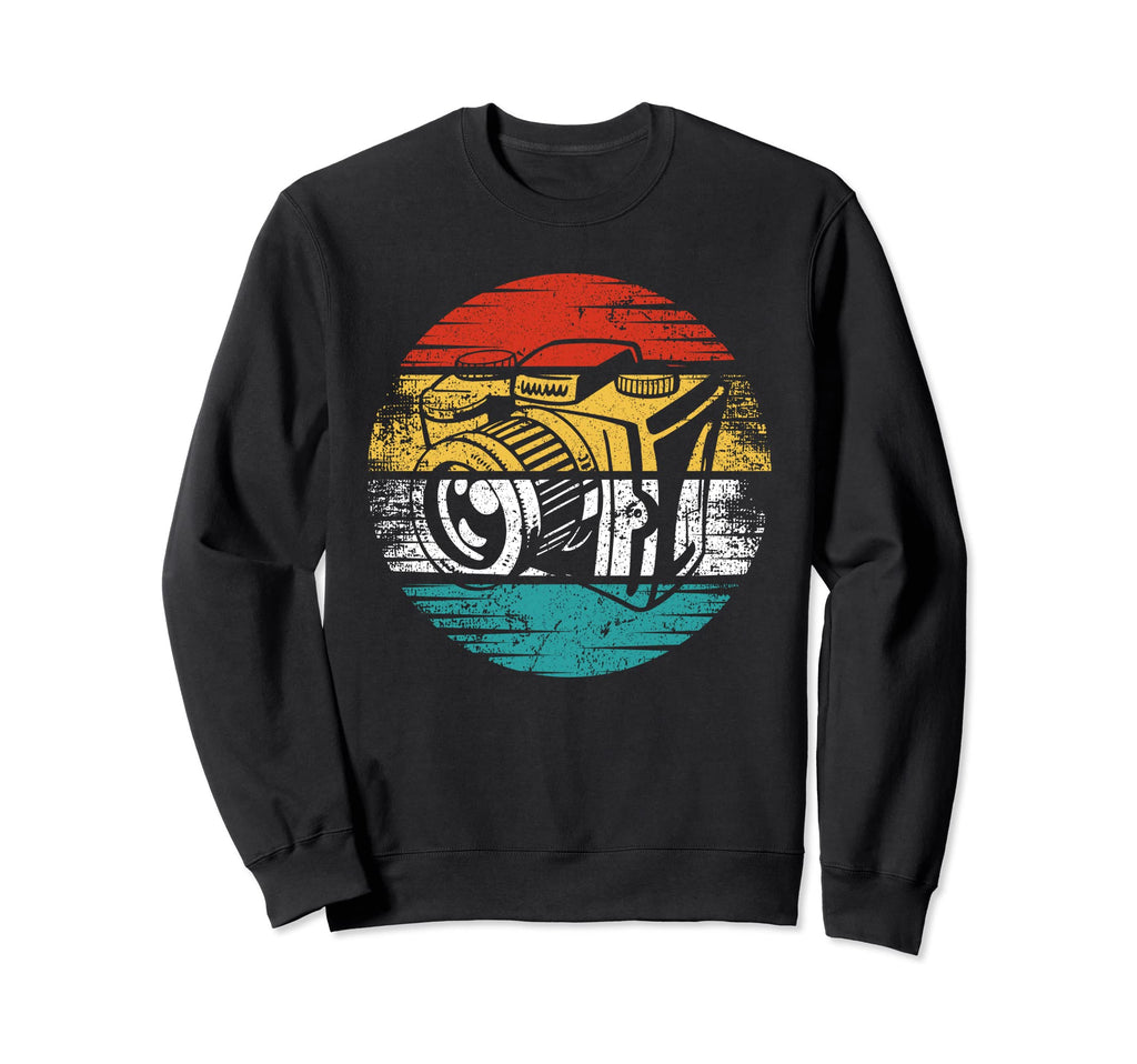 Camera Photographer Sweatshirt - Fun Novelty Design Men Women - T-Shirt, Sweatshirt, Hoodie