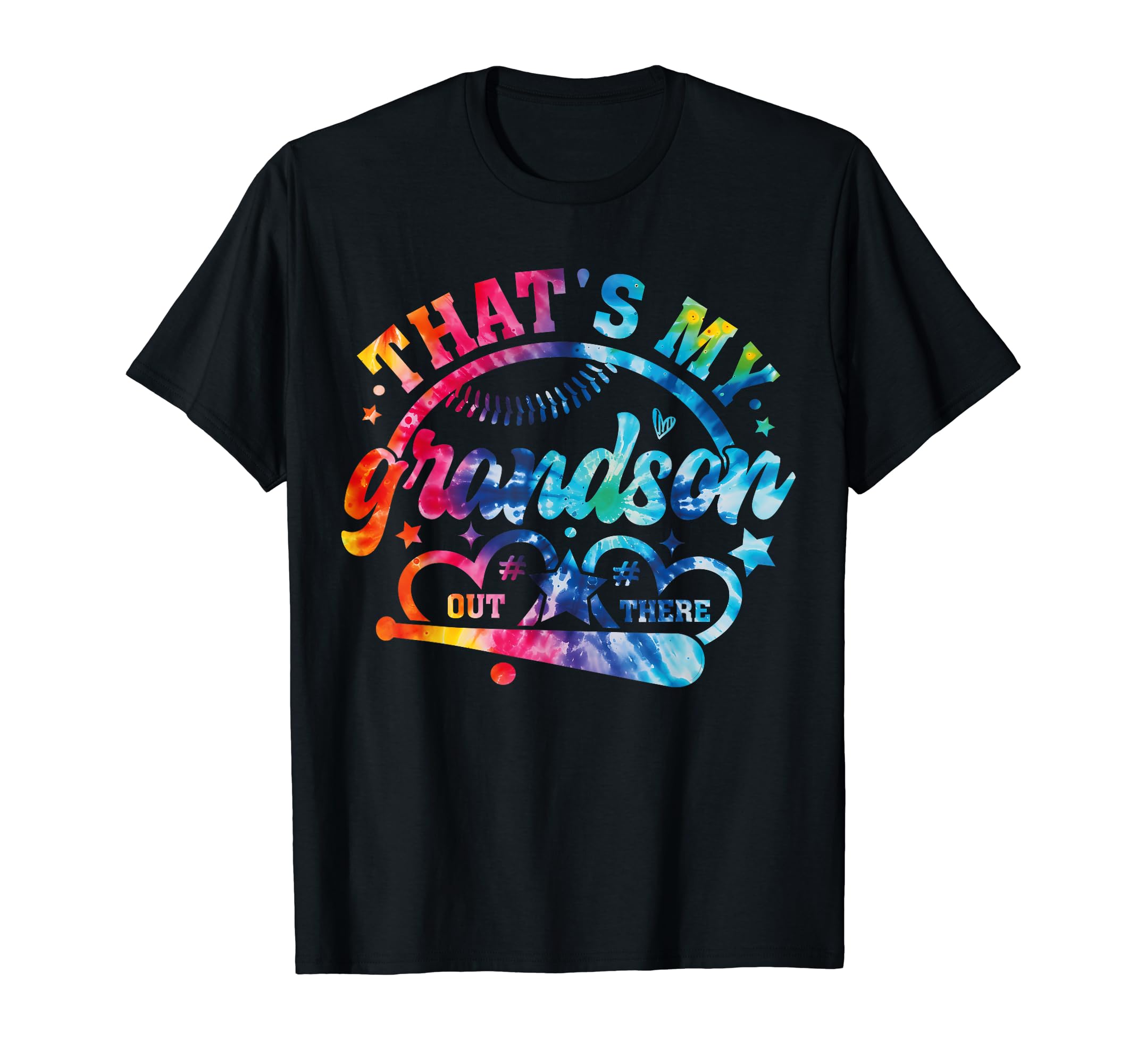 Thats My Grandson Out There Baseball T-Shirt - Graphic Print for Adults - T-Shirt, Sweatshirt, Hoodie