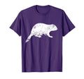 Distressed Grunge Beaver Beaver T-Shirt - Novelty Apparel Unisex - T-Shirt, Sweatshirt, Hoodie