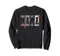 Coquette Baseball Mama Lepard Baseball Sweatshirt - Novelty Apparel Unisex - T-Shirt, Sweatshirt, Hoodie