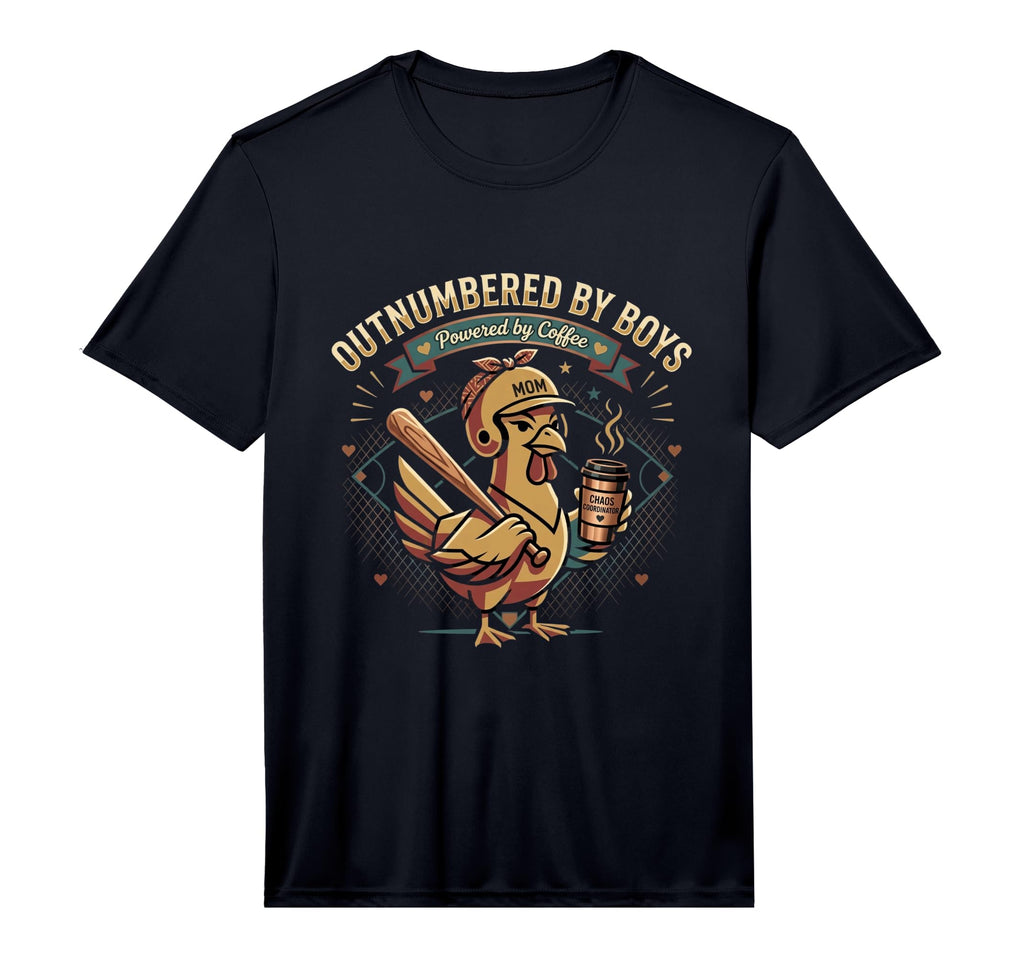 Mens Outnumbered Powered Coffee T-Shirt - Custom Art Print Men Women - T-Shirt, Sweatshirt, Hoodie