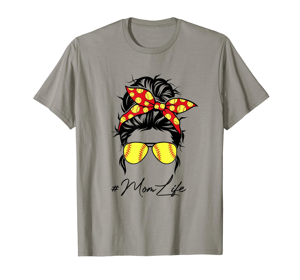 Mom Life Softball Baseball Mothers Day T-Shirt - Fun Novelty Design Unisex - T-Shirt, Sweatshirt, Hoodie