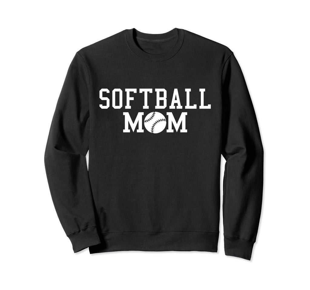 Softball Mom Baseball Love Softball Sweatshirt - Novelty Apparel Men Women - T-Shirt, Sweatshirt, Hoodie