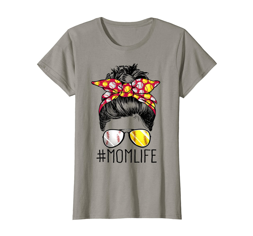 Womens Mom Life Softball Baseball T-Shirt - Minimalist Print Unisex - T-Shirt, Sweatshirt, Hoodie