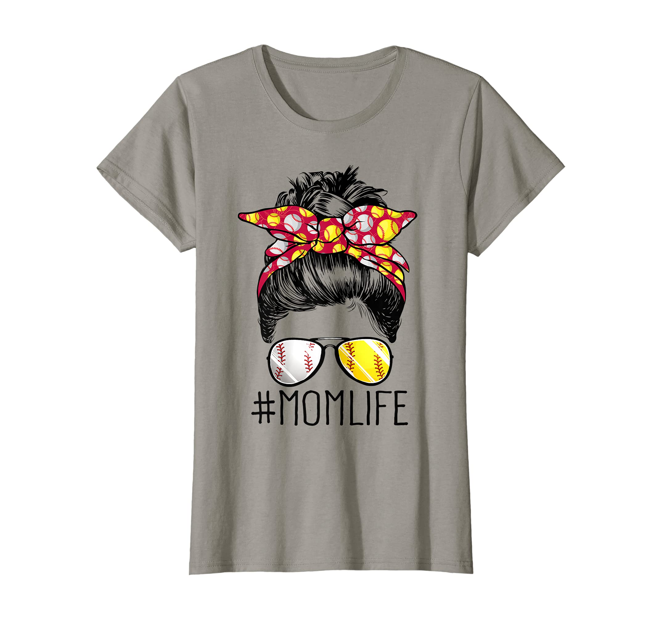 Womens Mom Life Softball Baseball T-Shirt - Minimalist Print Unisex - T-Shirt, Sweatshirt, Hoodie