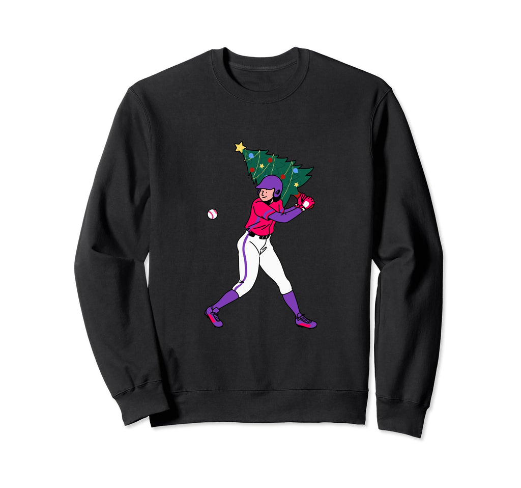 Baseball Pitcher Catcher Holiday Sweatshirt - Aesthetic Graphic Unisex - T-Shirt, Sweatshirt, Hoodie