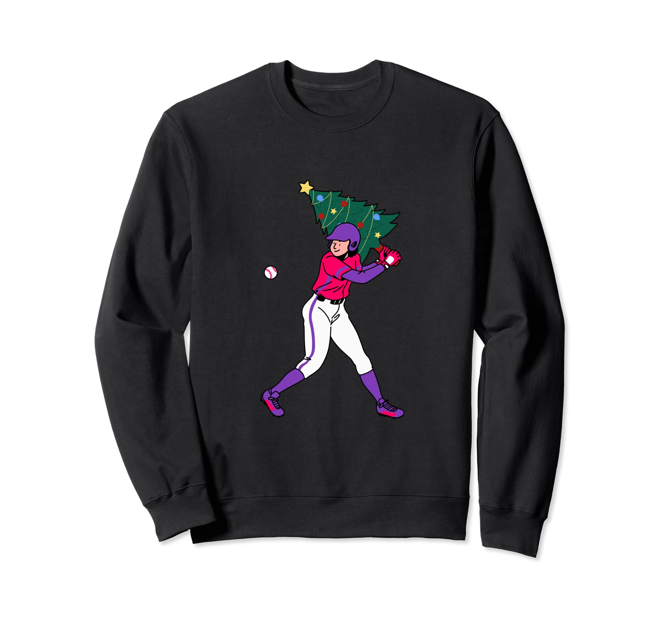 Baseball Pitcher Catcher Holiday Sweatshirt - Aesthetic Graphic Unisex - T-Shirt, Sweatshirt, Hoodie