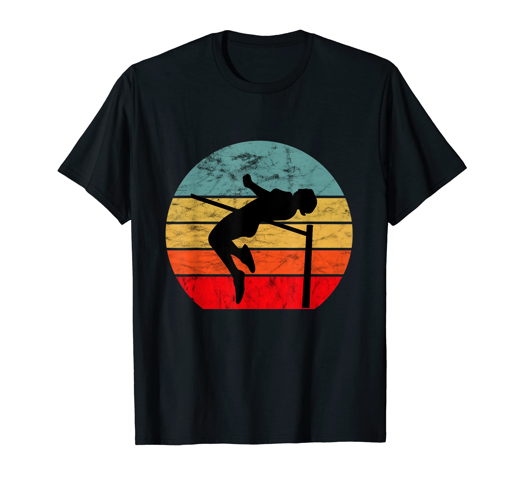 High Jump Sunset Track And Field T-Shirt - Streetwear Style for Adults - T-Shirt, Sweatshirt, Hoodie