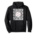 Baseball Teacher Cracked Wall Family Hoodie - Streetwear Style Men Women - T-Shirt, Sweatshirt, Hoodie