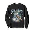 Pelican 90S Funny Pelican Bird Sweatshirt - Aesthetic Graphic for Adults - T-Shirt, Sweatshirt, Hoodie