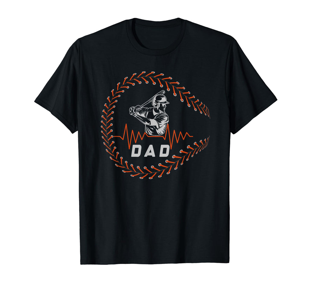 Dad Baseball Favorite Baseball T-Shirt - Minimalist Print Men Women - T-Shirt, Sweatshirt, Hoodie