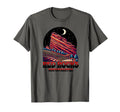 Red Rocks Amphitheater Moon Morrison T-Shirt - Unique Graphic for Adults - T-Shirt, Sweatshirt, Hoodie