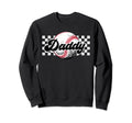 Baseball Daddy T Ball Daddy Checkered Sweatshirt - Unique Graphic Unisex - T-Shirt, Sweatshirt, Hoodie