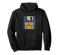 90S Fun Floppy Disc Cassette Tape Vibe Hoodie - Minimalist Print Men Women - T-Shirt, Sweatshirt, Hoodie