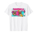 Baseball Mama Checkered Coquette Bow T-Shirt - Streetwear Style for Adults - T-Shirt, Sweatshirt, Hoodie
