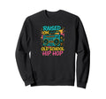 Raised Old School Hip Hop Boombox Sweatshirt - Custom Art Print Men Women - T-Shirt, Sweatshirt, Hoodie