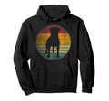 Rottweiler Dog Distressed Silhouette Hoodie - Streetwear Style for Adults - T-Shirt, Sweatshirt, Hoodie