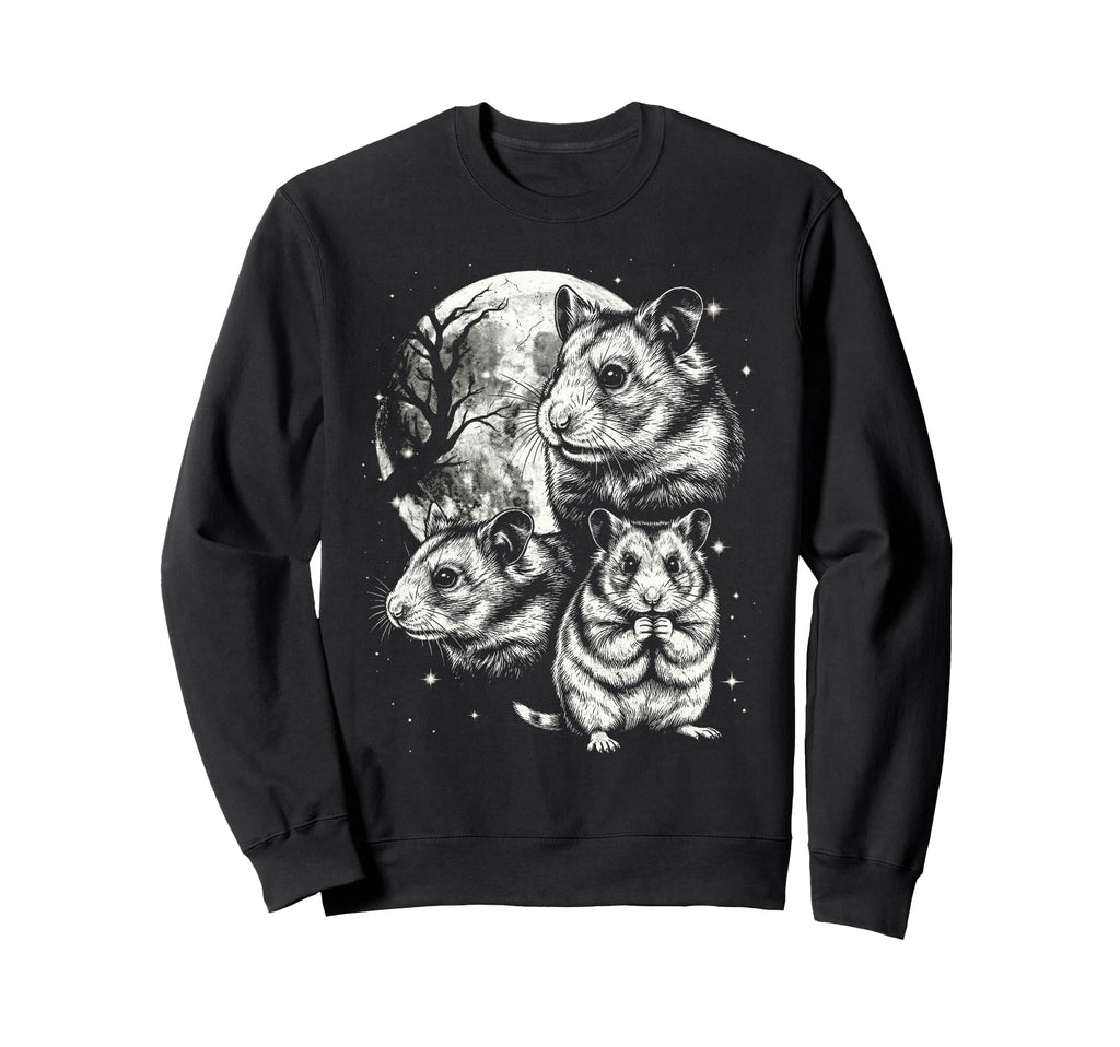 Hamster 90S Aesthetic Y2K Hamster Sweatshirt - Minimalist Print Unisex - T-Shirt, Sweatshirt, Hoodie