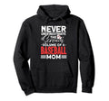 Funny Baseball Mom Funny Baseball Mom Hoodie - Streetwear Style Unisex - T-Shirt, Sweatshirt, Hoodie