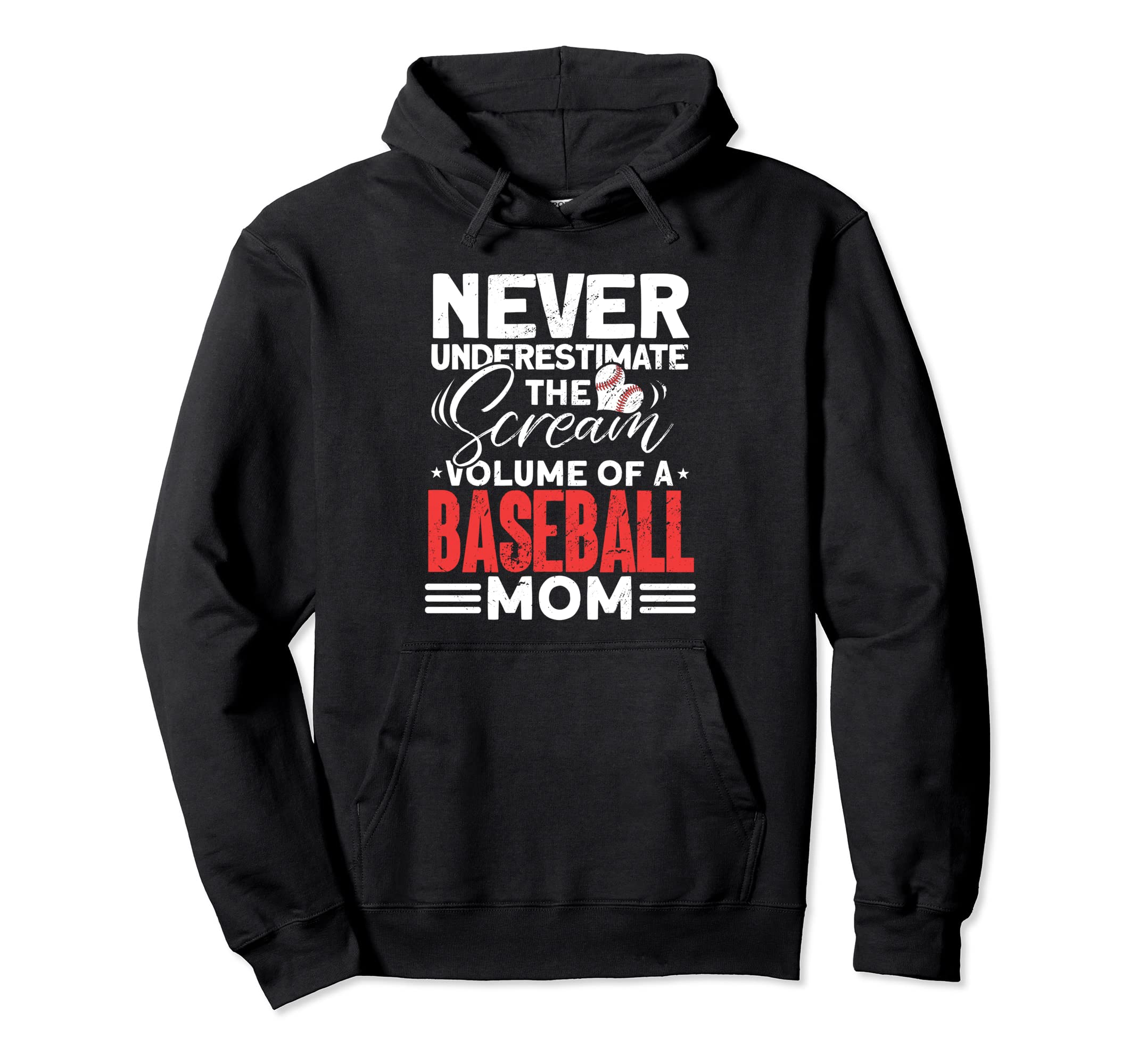 Funny Baseball Mom Funny Baseball Mom Hoodie - Streetwear Style Unisex - T-Shirt, Sweatshirt, Hoodie