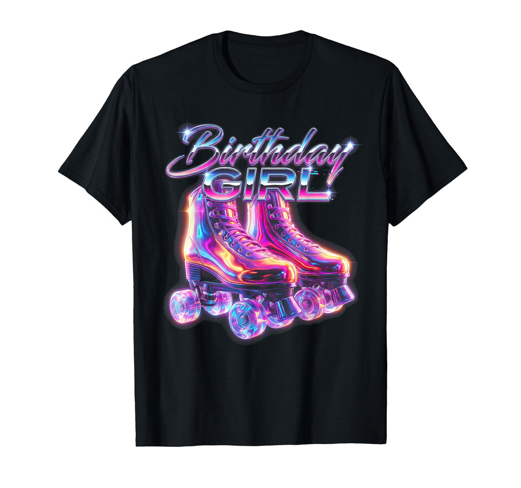 Birthday 80S Roller Skate Vaporwave T-Shirt - Trendy Graphic Unisex - T-Shirt, Sweatshirt, Hoodie