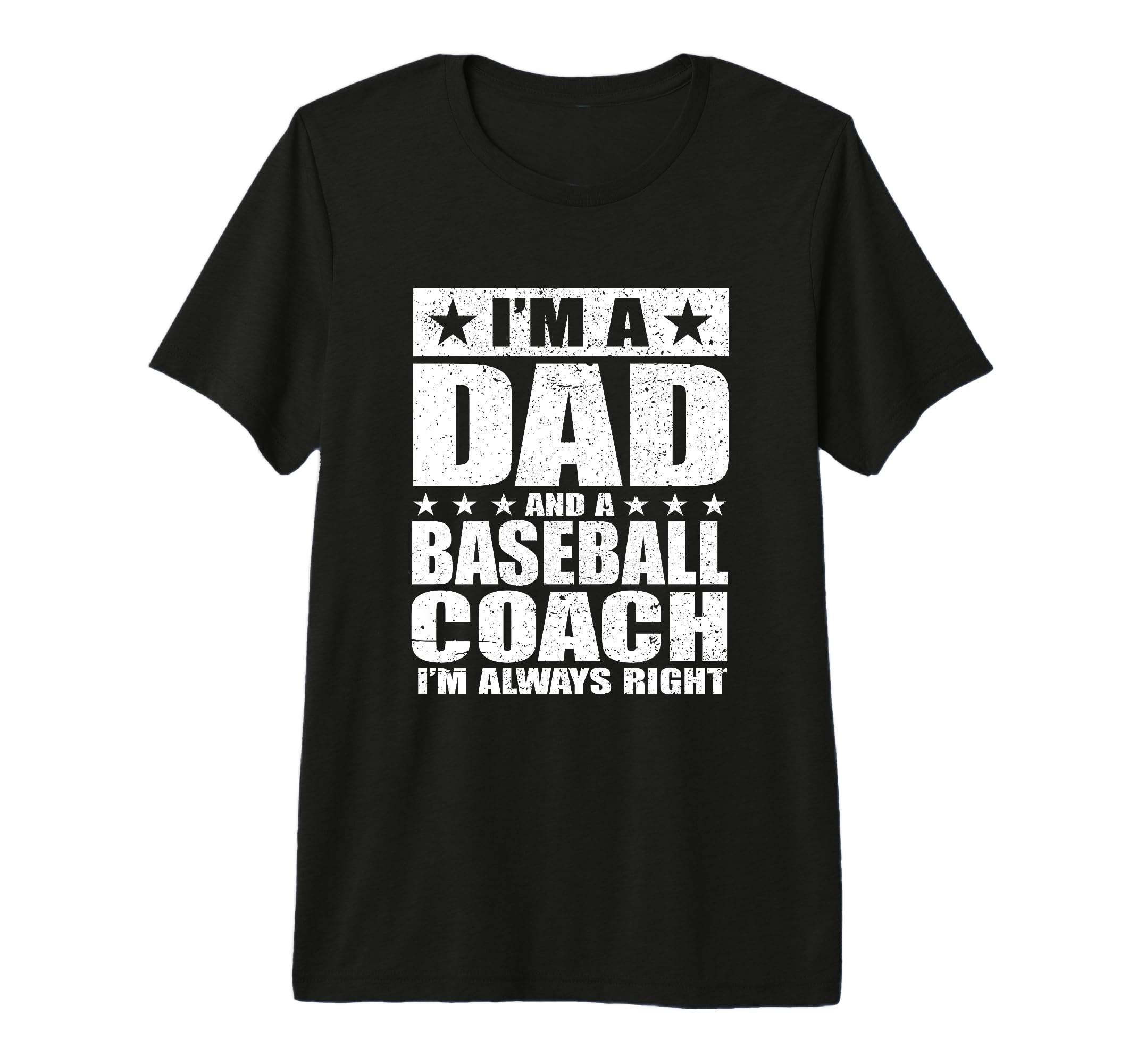 Dad Baseball Coach Fathers Day T-Shirt - Fun Novelty Design Men Women - T-Shirt, Sweatshirt, Hoodie