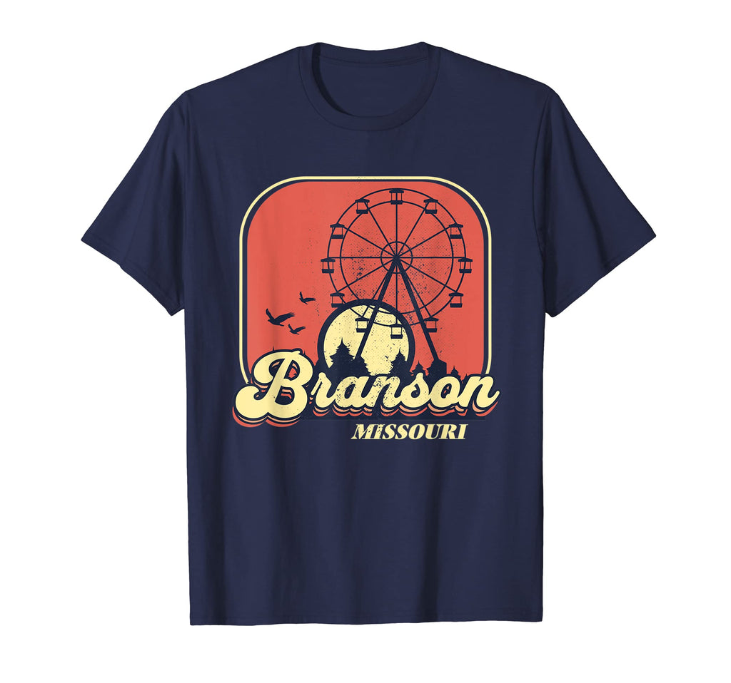 Branson Missouri Distressed T-Shirt - Minimalist Print for Adults - T-Shirt, Sweatshirt, Hoodie
