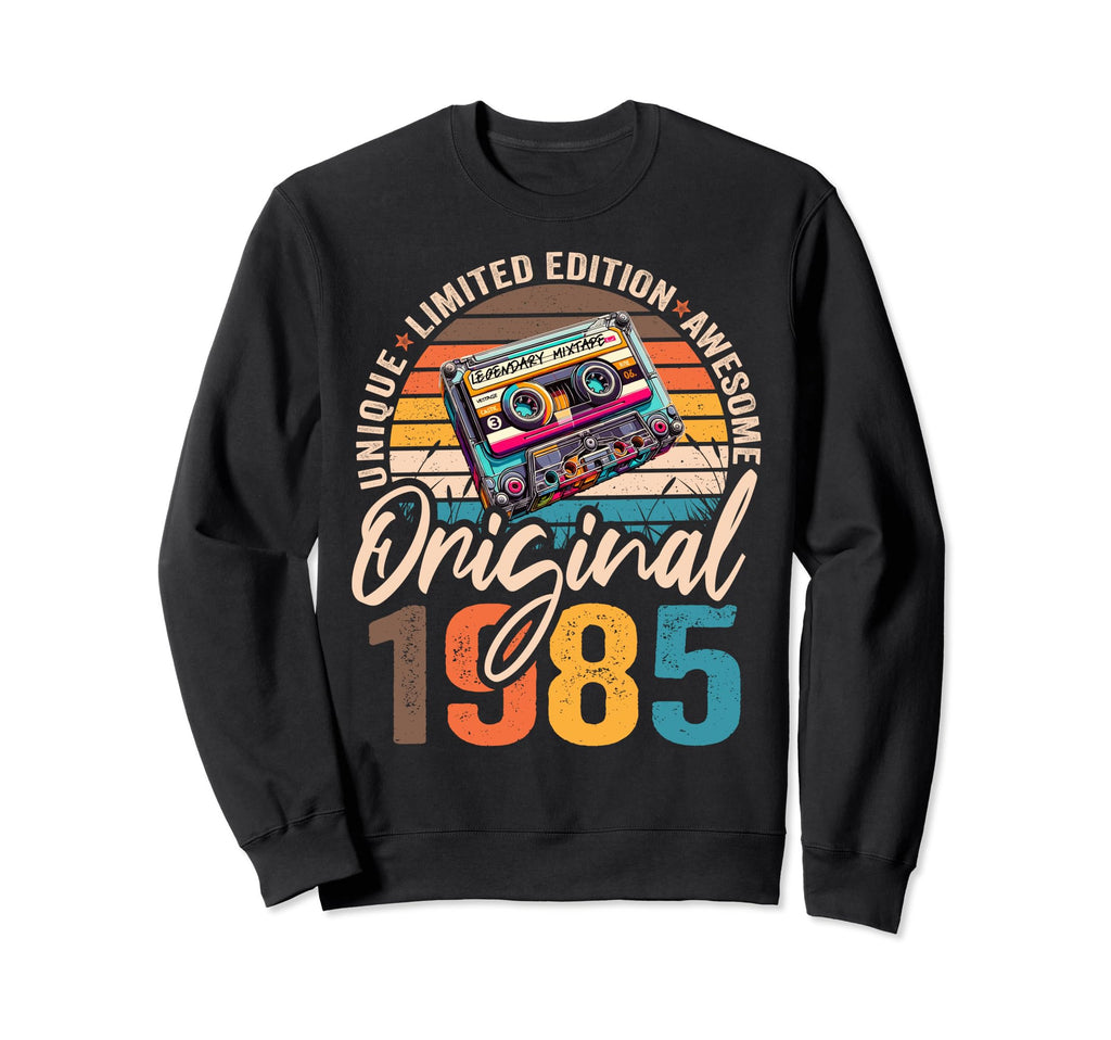 1985 39Th Birthday Cassette Tape Sweatshirt - Novelty Apparel Men Women - T-Shirt, Sweatshirt, Hoodie