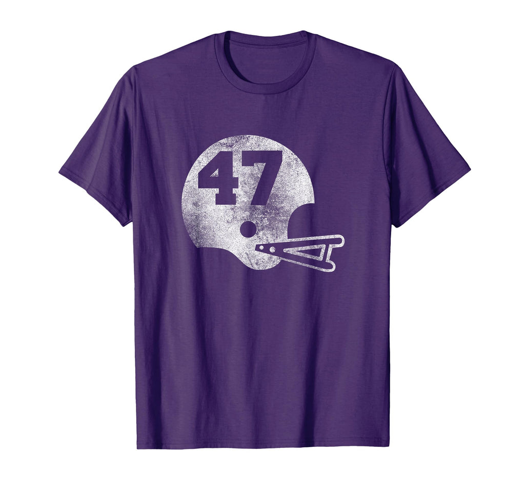 Football Jersey Number 47 Player Number T-Shirt - Minimalist Print Unisex - T-Shirt, Sweatshirt, Hoodie