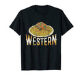 Spaghetti Western Funny Pun Distressed T-Shirt - Graphic Print for Adults - T-Shirt, Sweatshirt, Hoodie