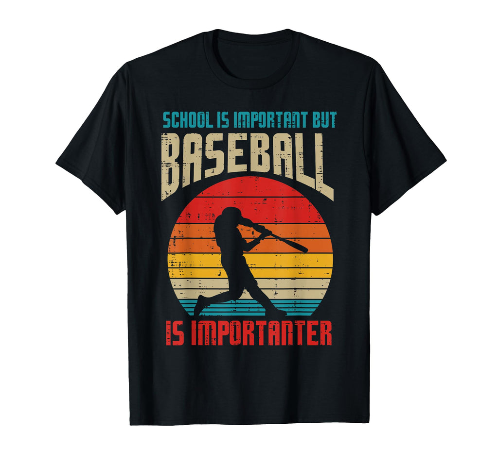 School Is Important Baseball T-Shirt - Custom Art Print Men Women - T-Shirt, Sweatshirt, Hoodie
