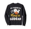 Goddad My Favorite Baseball Soccer Sweatshirt - Graphic Print Unisex - T-Shirt, Sweatshirt, Hoodie