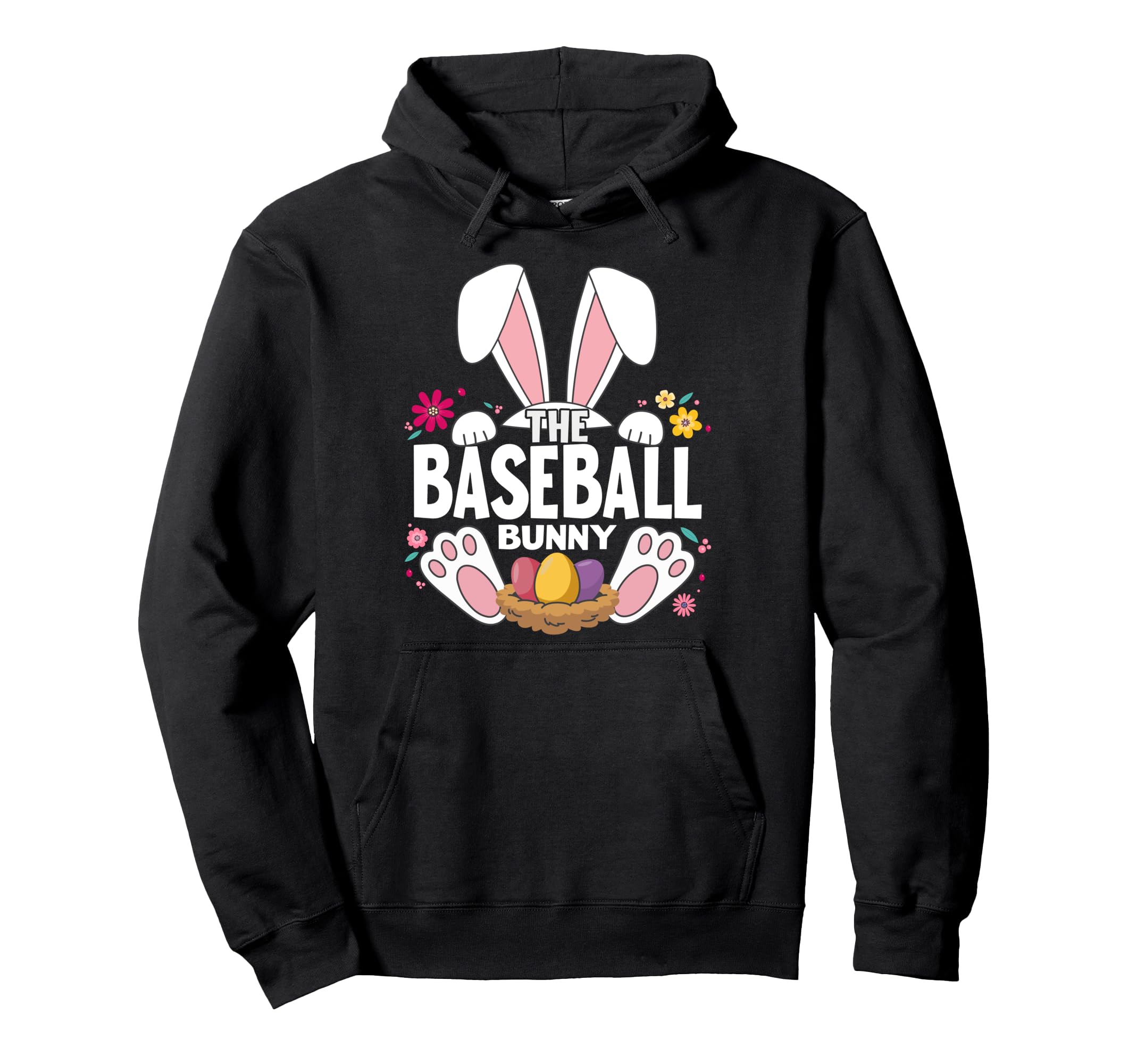 Matching Easter Baseball Bunny Family Hoodie - Aesthetic Graphic Unisex - T-Shirt, Sweatshirt, Hoodie