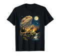 Iguana Howling To Moon Meme Funny 90S T-Shirt - Unique Graphic Men Women - T-Shirt, Sweatshirt, Hoodie