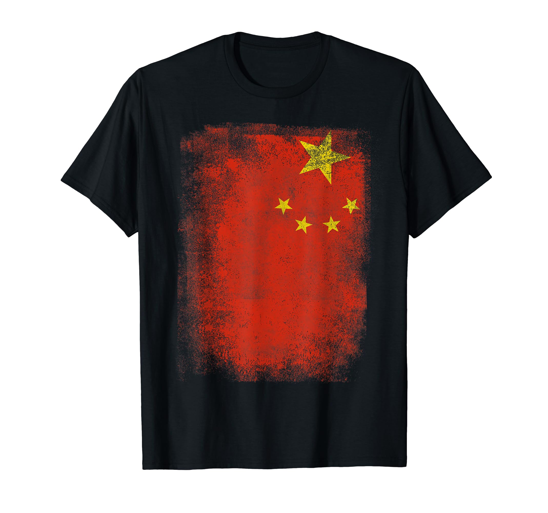 China Flag Distressed Chinese Flag T-Shirt - Fun Novelty Design Unisex - T-Shirt, Sweatshirt, Hoodie