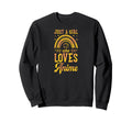 Just Who Loves Anime Bohemian Rainbow Sweatshirt - Graphic Print Men Women - T-Shirt, Sweatshirt, Hoodie