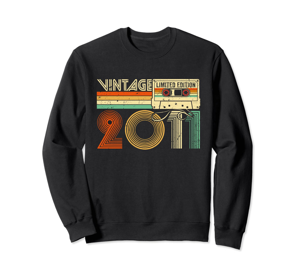 2011 13 Years Old Cassette Tape 13Th Sweatshirt - Graphic Print for Adults - T-Shirt, Sweatshirt, Hoodie