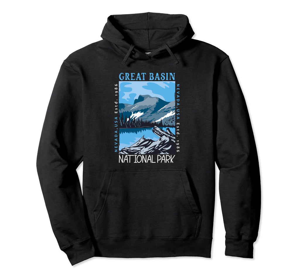Great Basin National Park Nevada Hoodie - Custom Art Print Unisex - T-Shirt, Sweatshirt, Hoodie