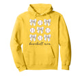 Coquette Bow Baseball Mom Baseball Hoodie - Casual Everyday Wear Unisex - T-Shirt, Sweatshirt, Hoodie