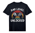 Mens Fathers Day Gamer Dad Level Unlocked T-Shirt - Unique Graphic Unisex - T-Shirt, Sweatshirt, Hoodie