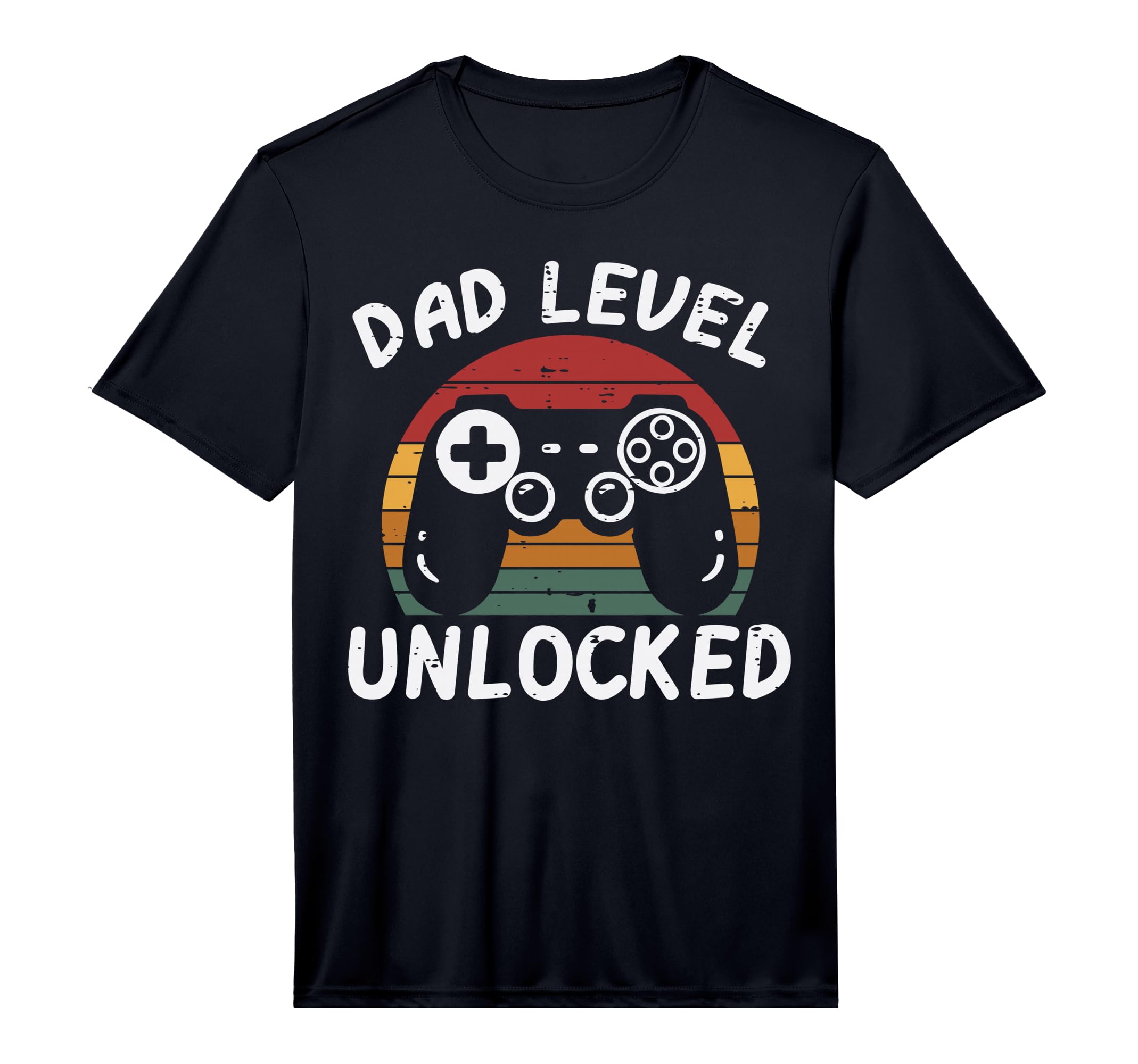 Mens Fathers Day Gamer Dad Level Unlocked T-Shirt - Unique Graphic Unisex - T-Shirt, Sweatshirt, Hoodie