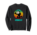 Felix Cartoon Cat Rainbow Sunset Sweatshirt - Minimalist Print Unisex - T-Shirt, Sweatshirt, Hoodie