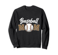 Baseball Mom Funny Leopard Sweatshirt - Custom Art Print for Adults - T-Shirt, Sweatshirt, Hoodie