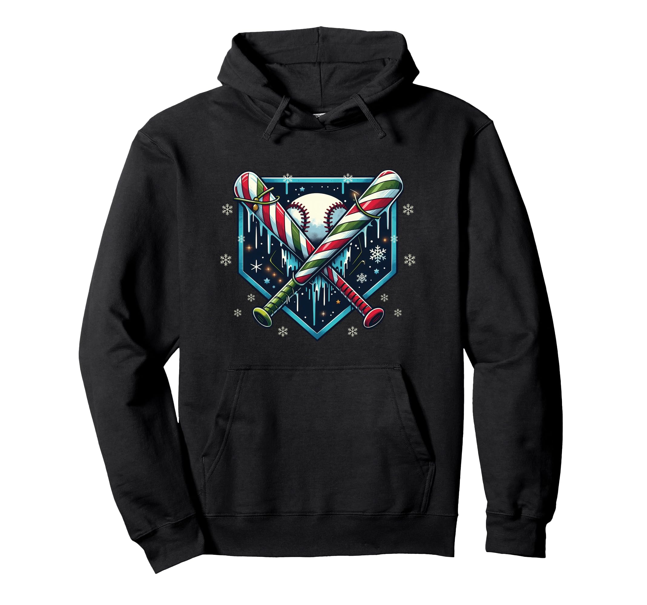 Baseball Drip Baseball Hoodie - Fun Novelty Design Unisex - T-Shirt, Sweatshirt, Hoodie