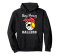 Busy Raising Ballers Funny Softball Hoodie - Unique Graphic Men Women - T-Shirt, Sweatshirt, Hoodie