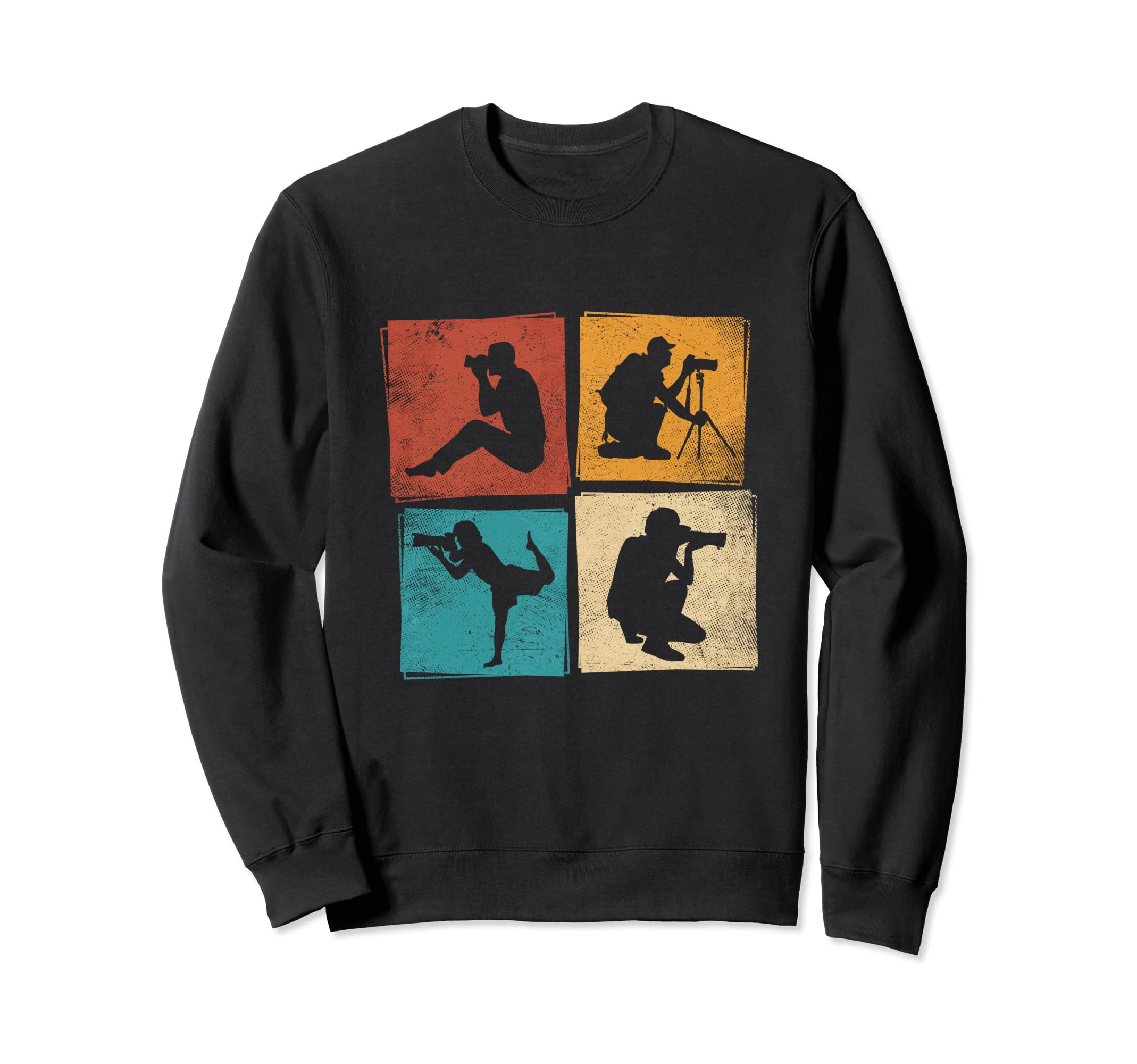 Photographer Positions Camera Sweatshirt - Novelty Apparel for Adults - T-Shirt, Sweatshirt, Hoodie