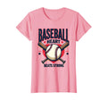 Baseball Heart Beats Strong Baseball T-Shirt - Streetwear Style Unisex - T-Shirt, Sweatshirt, Hoodie