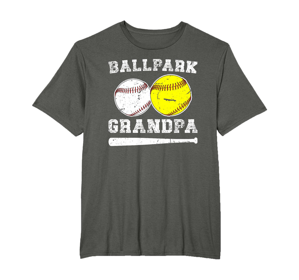 Ballpark Grandpa Softball Baseball Grandpa T-Shirt - Trendy Graphic Unisex - T-Shirt, Sweatshirt, Hoodie