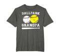 Ballpark Grandpa Softball Baseball Grandpa T-Shirt - Trendy Graphic Unisex - T-Shirt, Sweatshirt, Hoodie